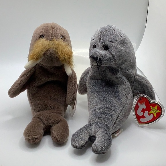 Ty Other - Slippery and Jolly Beanie babies